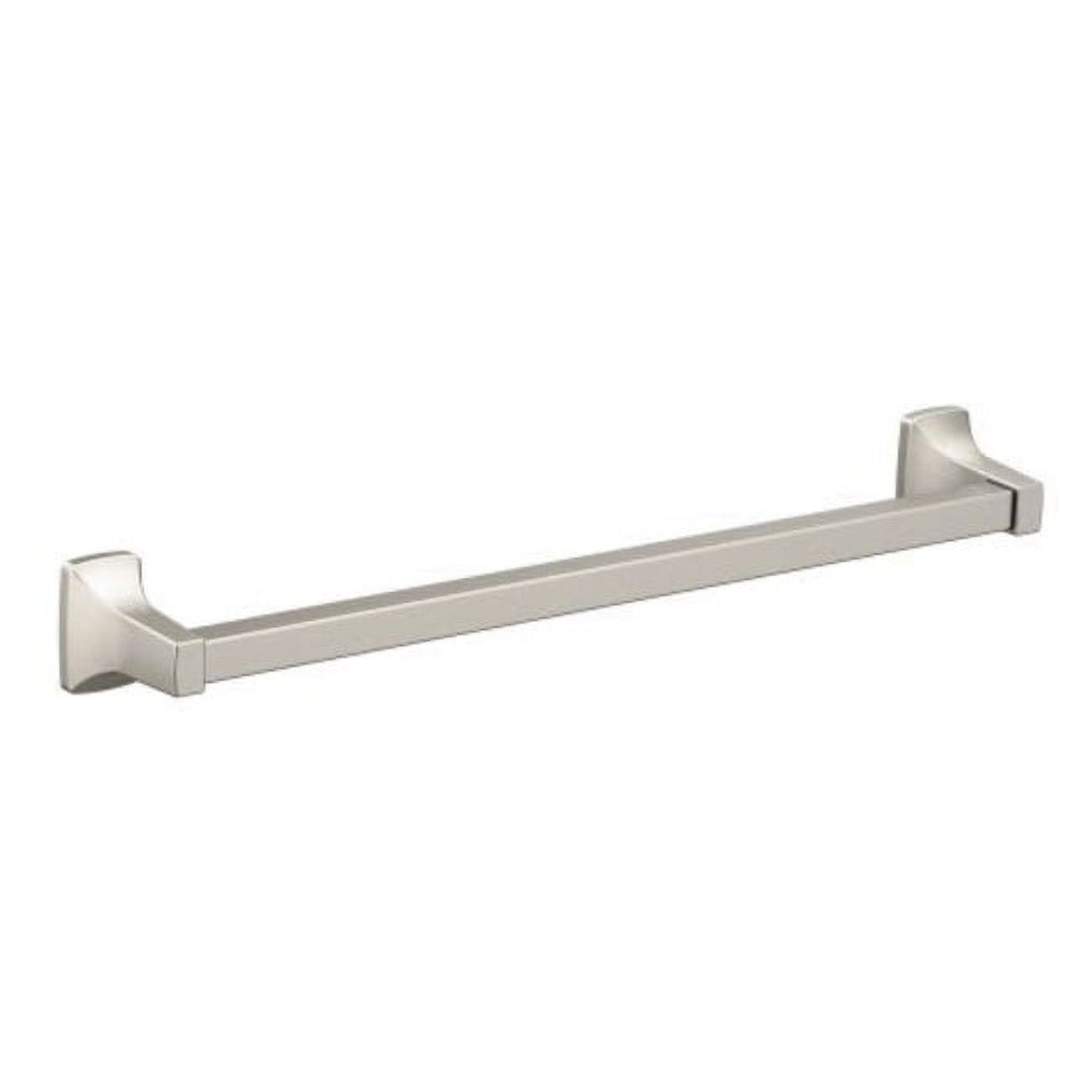 Brushed Nickel 18" Modern Wall Mounted Towel Bar