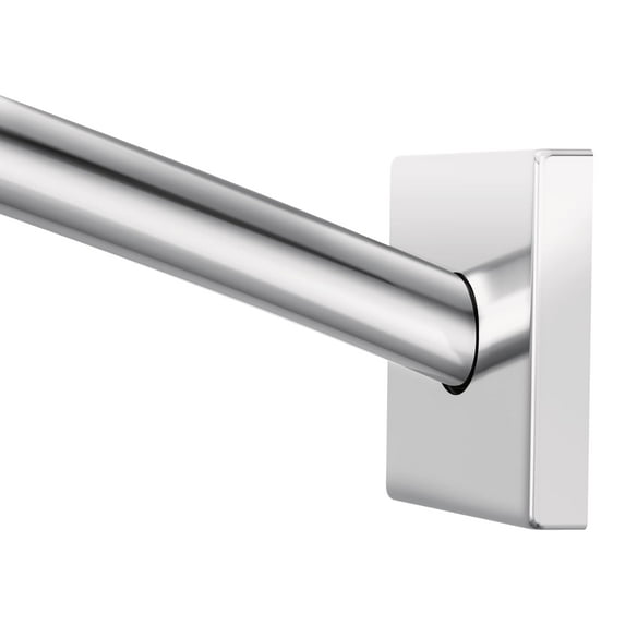 Moen CSR2168CH Triva Adjustable 54 to 60-Inch Curved Shower Curtain Rod, Chrome