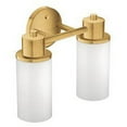 thumbnail image 1 of Moen DN0762BG Brushed gold bath light, 1 of 5