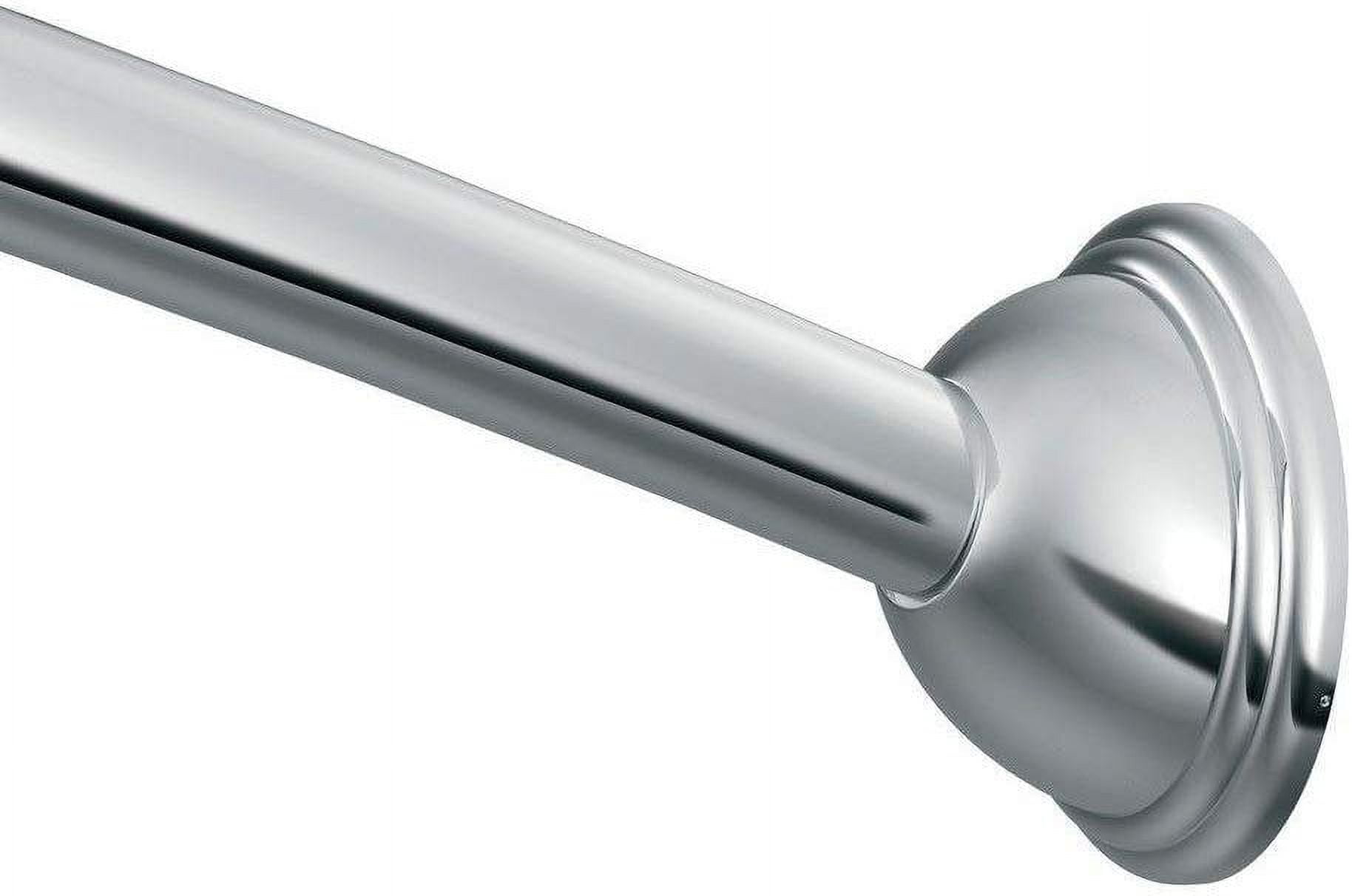 Moen 72" Adjustable Curved Chrome Shower Rod