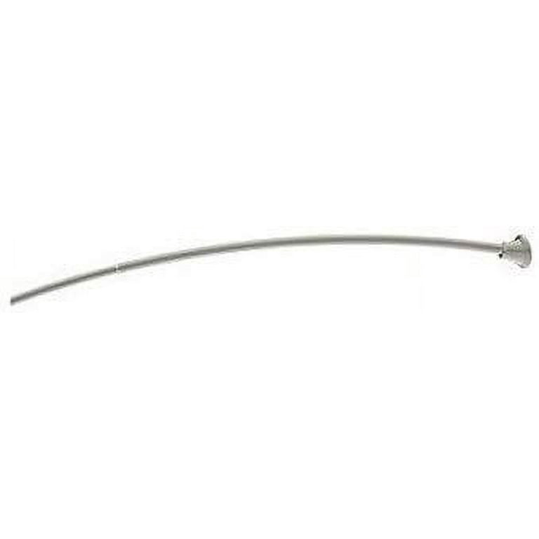 ASI 1201B Curved Shower Curtain Rod With Mounting Brackets