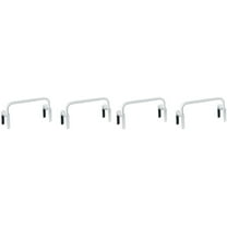 Moen Home Care Tub Safety Bar, Glacier - Clamp-On Bath Grab Bar - 4-Pack, White