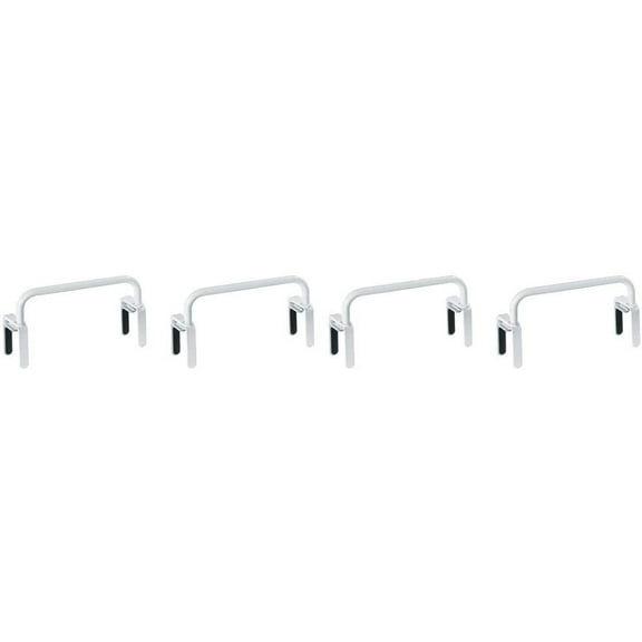 Moen Home Care Tub Safety Bar, Glacier - Clamp-On Bath Grab Bar - 4-Pack, White