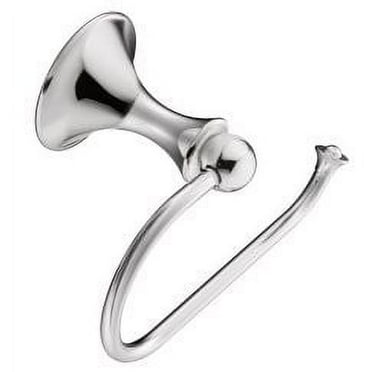 Moen DN7708CH Lounge Collection Single Post European Toilet Paper Holder with Hardware, Chrome