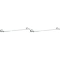 thumbnail image 1 of Moen Preston Collection Bathroom Towel Bar - 24 Inch Chrome - 2 Pack, 1 of 1
