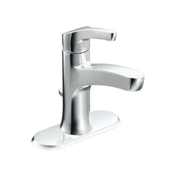 Moen Danika Chrome One-Handle High Arc Bathroom Faucet