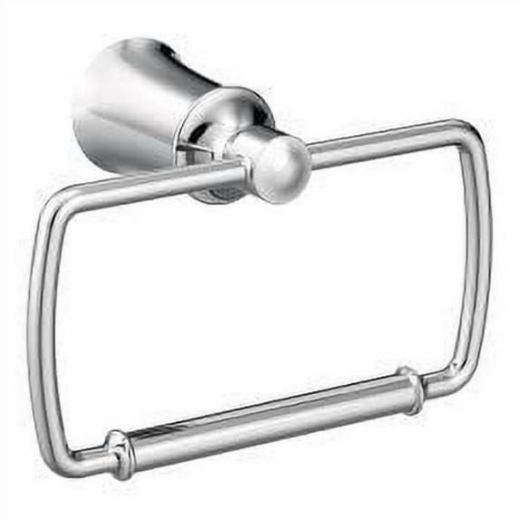 Moen YB2186CH Dartmoor Rectangular Closed Towel Ring in Polished Chrome