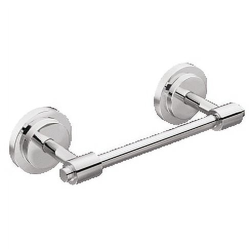 Chrome Modern Wall Mount Pivoting Toilet Paper Holder