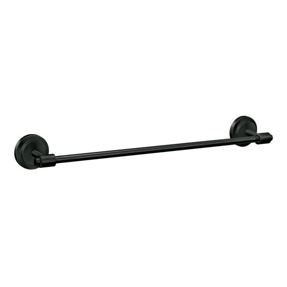 Moen Dn0718 Iso 18" Wall Mounted Towel Bar - Black