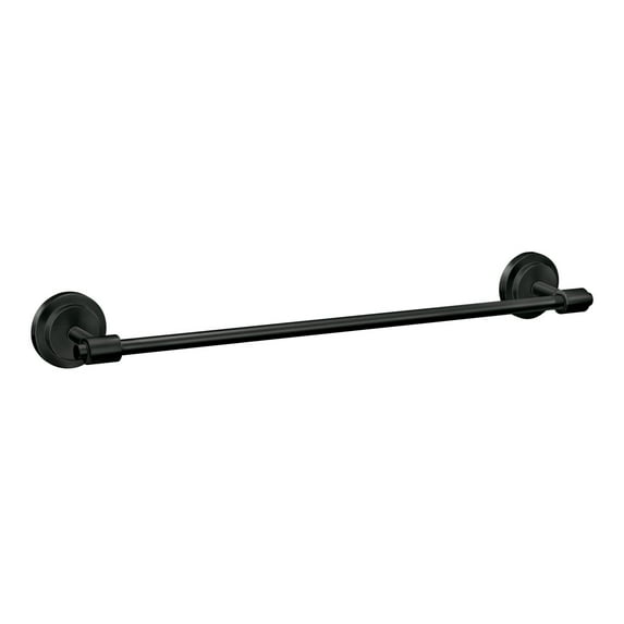 Moen Dn0718 Iso 18" Wall Mounted Towel Bar - Black