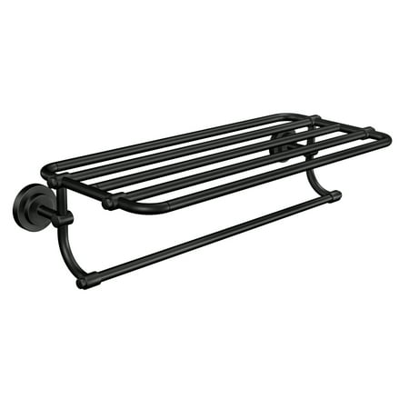 Moen Dn0794 Iso 26-15/16" Stainless Steel Towel Rack - Black