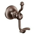 thumbnail image 1 of Moen Dn4403 Vale Double Robe Hook - Bronze, 1 of 4