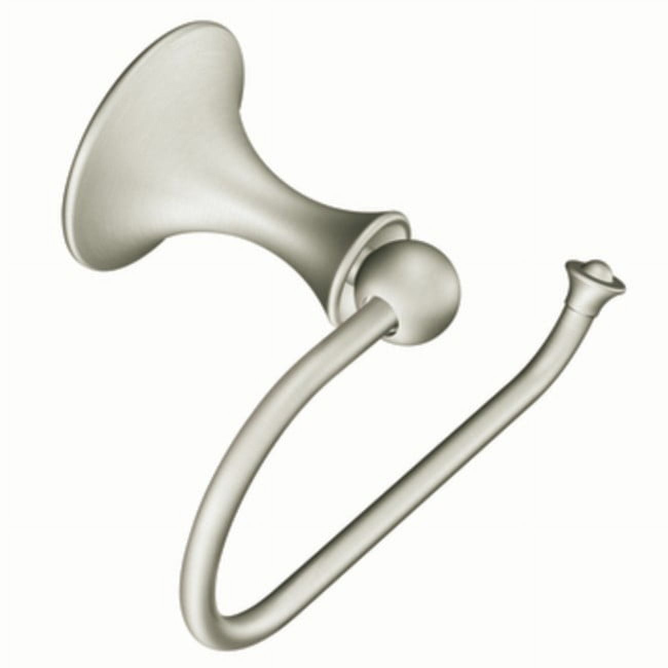 Brushed Nickel Modern Wall Mounted Toilet Paper Holder