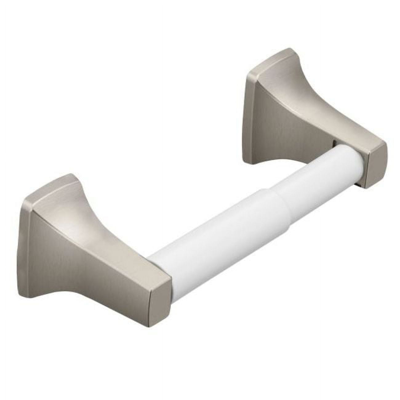 Brushed Nickel Modern Wall Mount Toilet Paper Holder