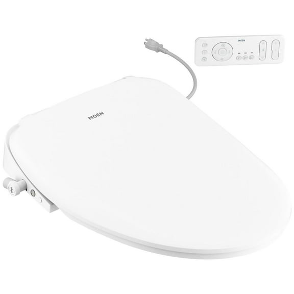Moen Eb2100-E 5-Series Elongated Soft Close Bidet Seat - White