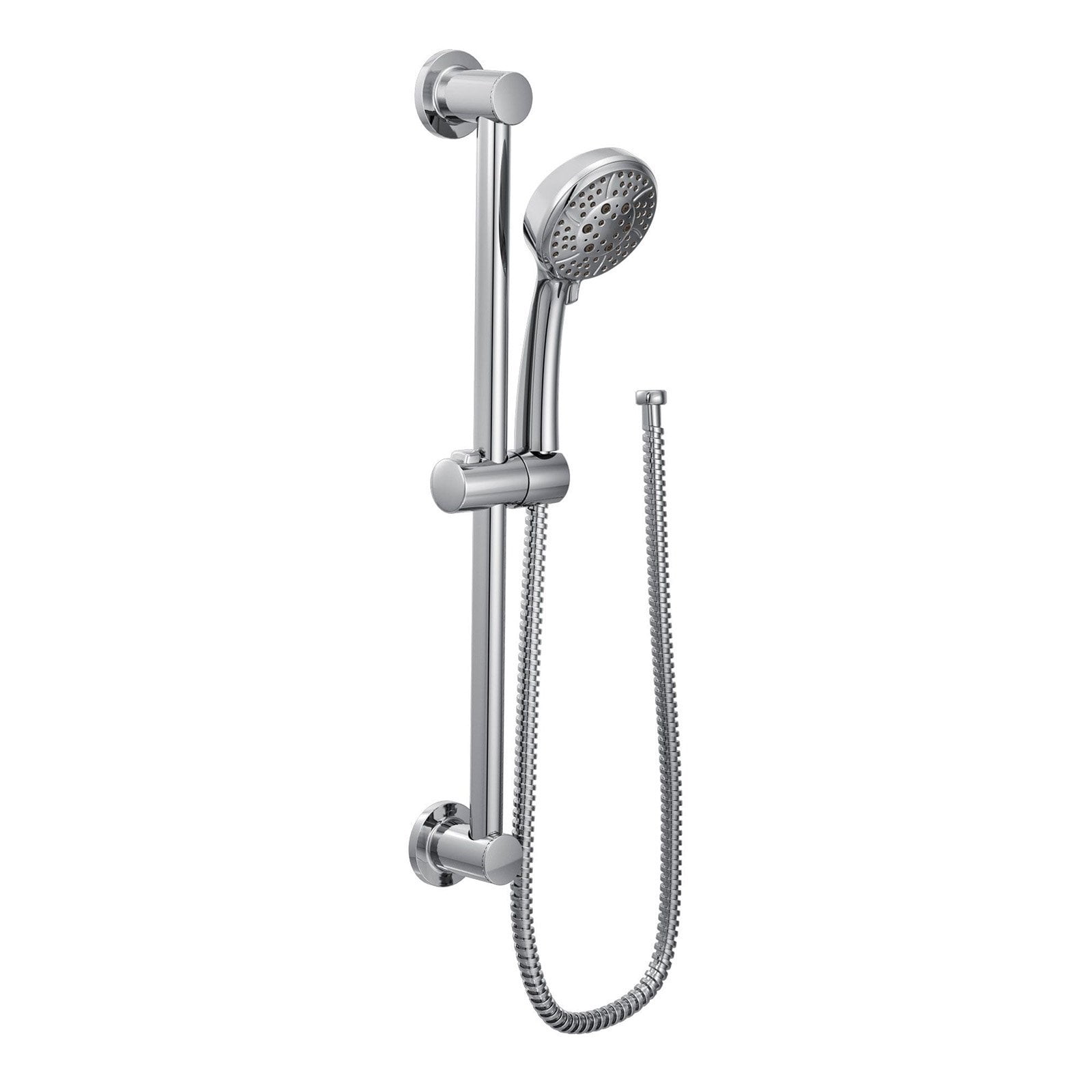Chrome Adjustable Handheld Showerhead with Slide Bar