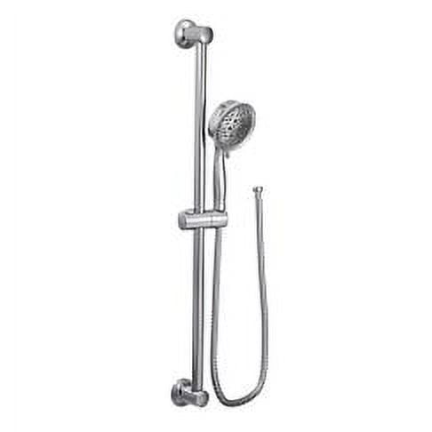 Moen Eco-Performance 4-Function Handheld Shower with Slide Bar, Chrome