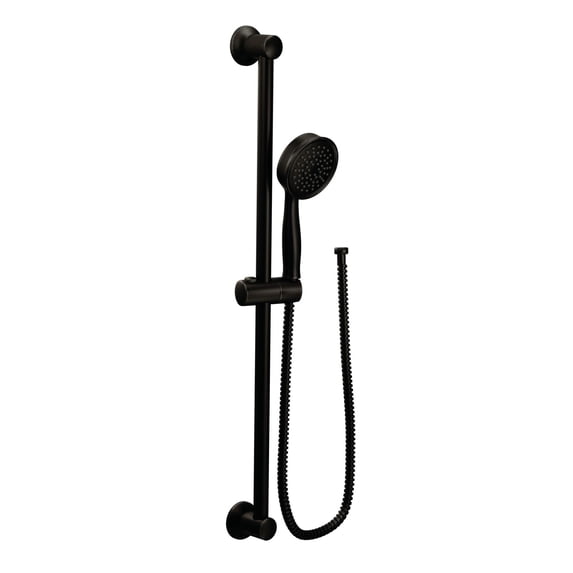 Moen Eco-Performance Oil-Rubbed Bronze Detachable Handheld Showerhead with 69-Inch-Long Hose Featuring 24-Inch Slide Bar