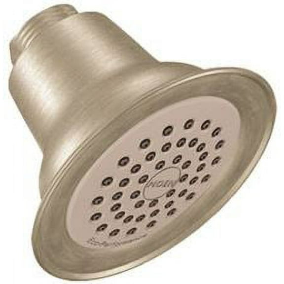 Moen Eco Showerhead Single Function Brushed Nickel, 1.75 Gpm