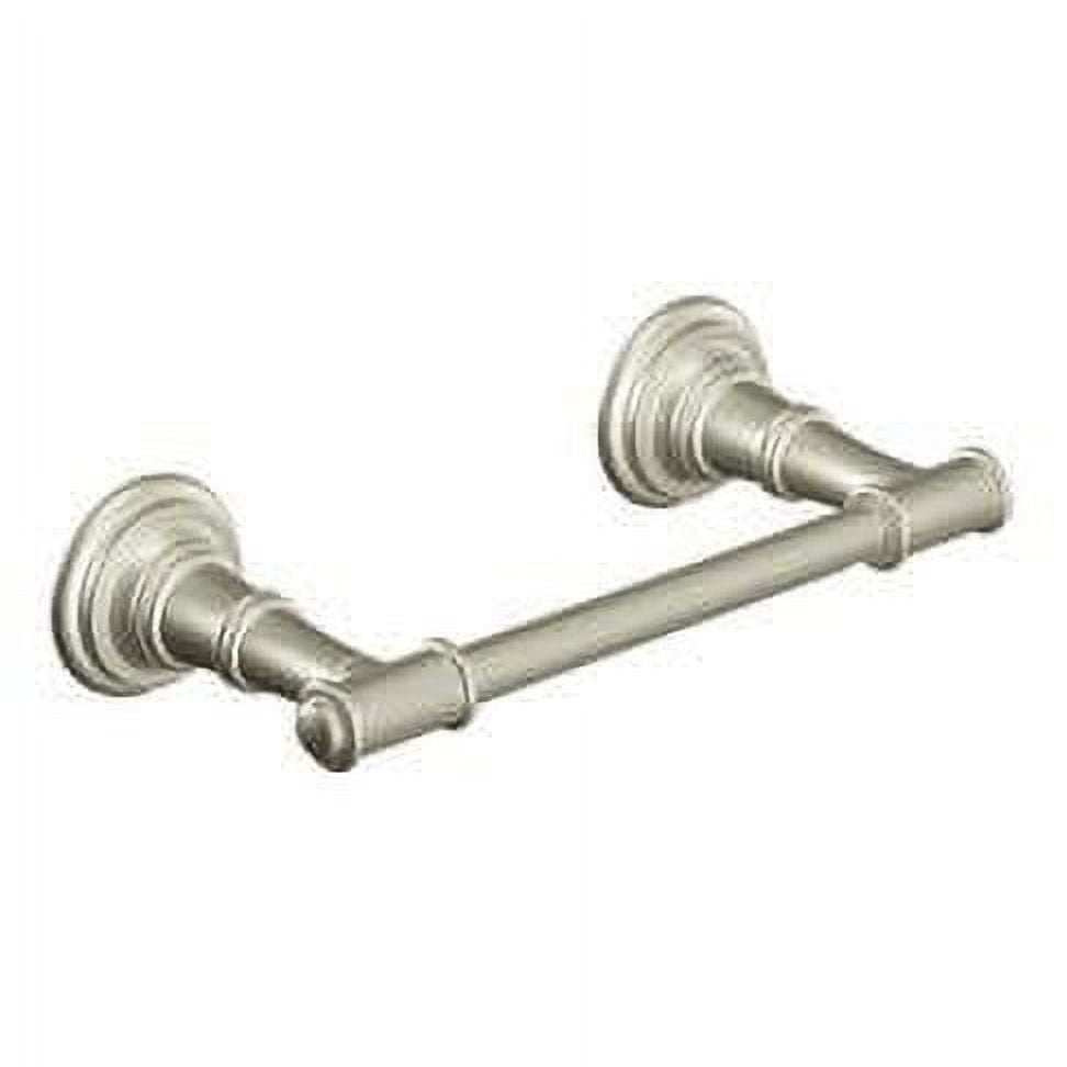 Brushed Nickel Modern Wall Mount Pivoting Toilet Paper Holder