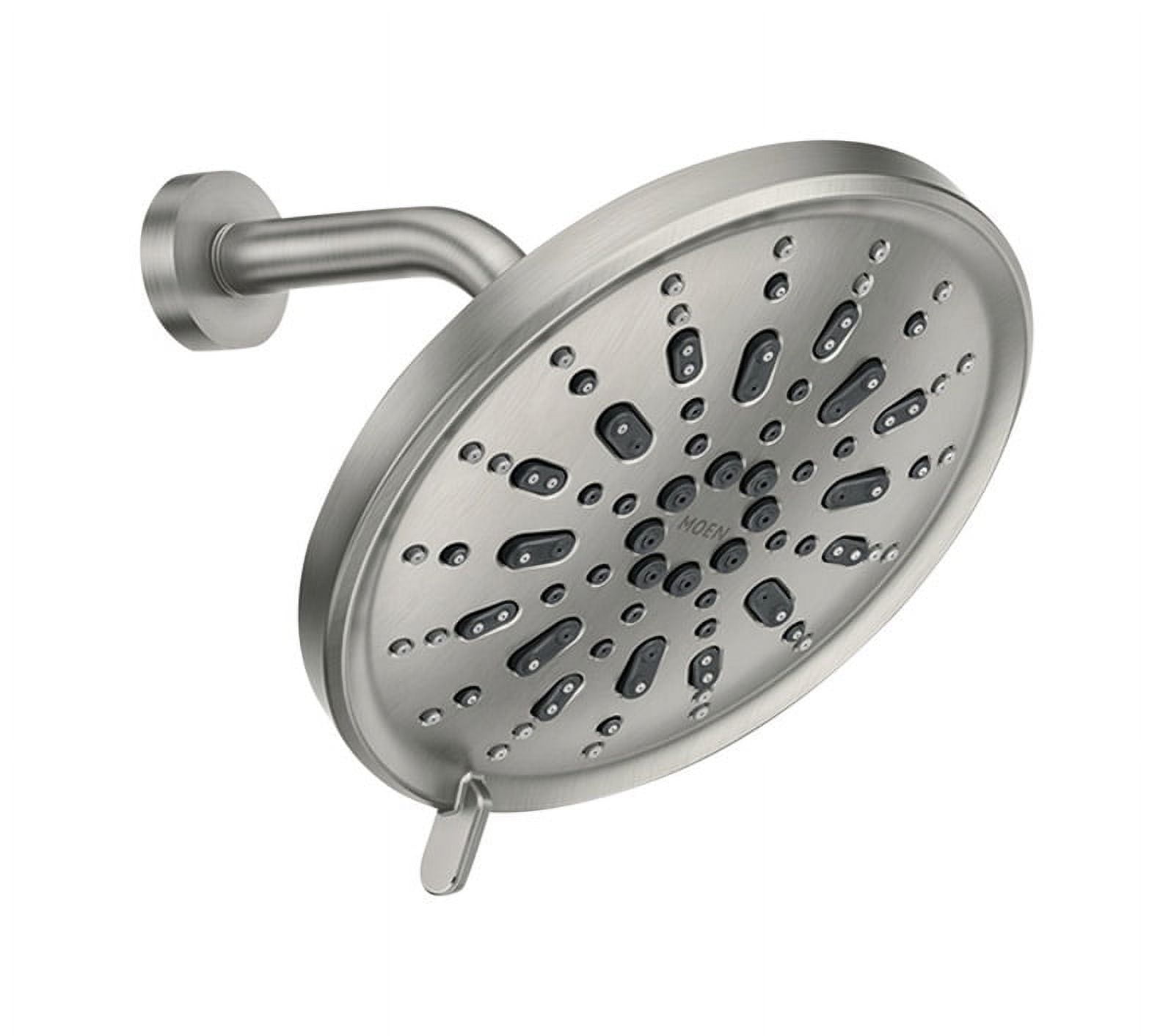 Moen Enthrall Brushed Nickel Five-Function 9" Diameter Spray Head Rainshower