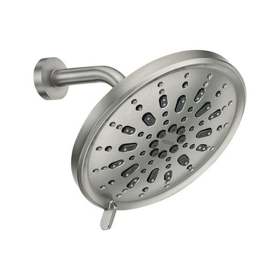 Moen Enthrall Brushed Nickel Five-Function 9" Diameter Spray Head Rainshower