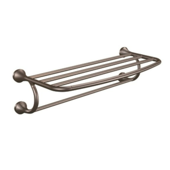 Moen Eva Elegant Transitional Design Towel Holder, Bronze