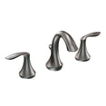 thumbnail image 1 of Moen Eva Oil-Rubbed Bronze Two-Handle High Arc Widespread Bathroom Sink Faucet for 3-Hole Setups with Valve Included, 1 of 8