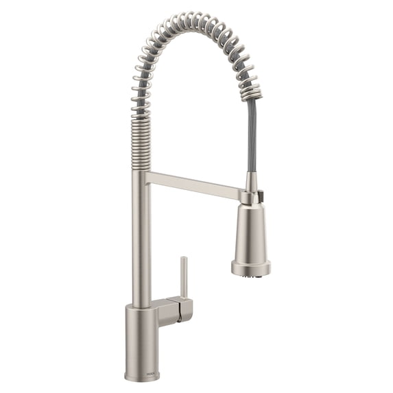 Moen F5923SRS Align 1.5 GPM Single Hole 3-In-1 Water Filtration Pre-Rinse Pull Down