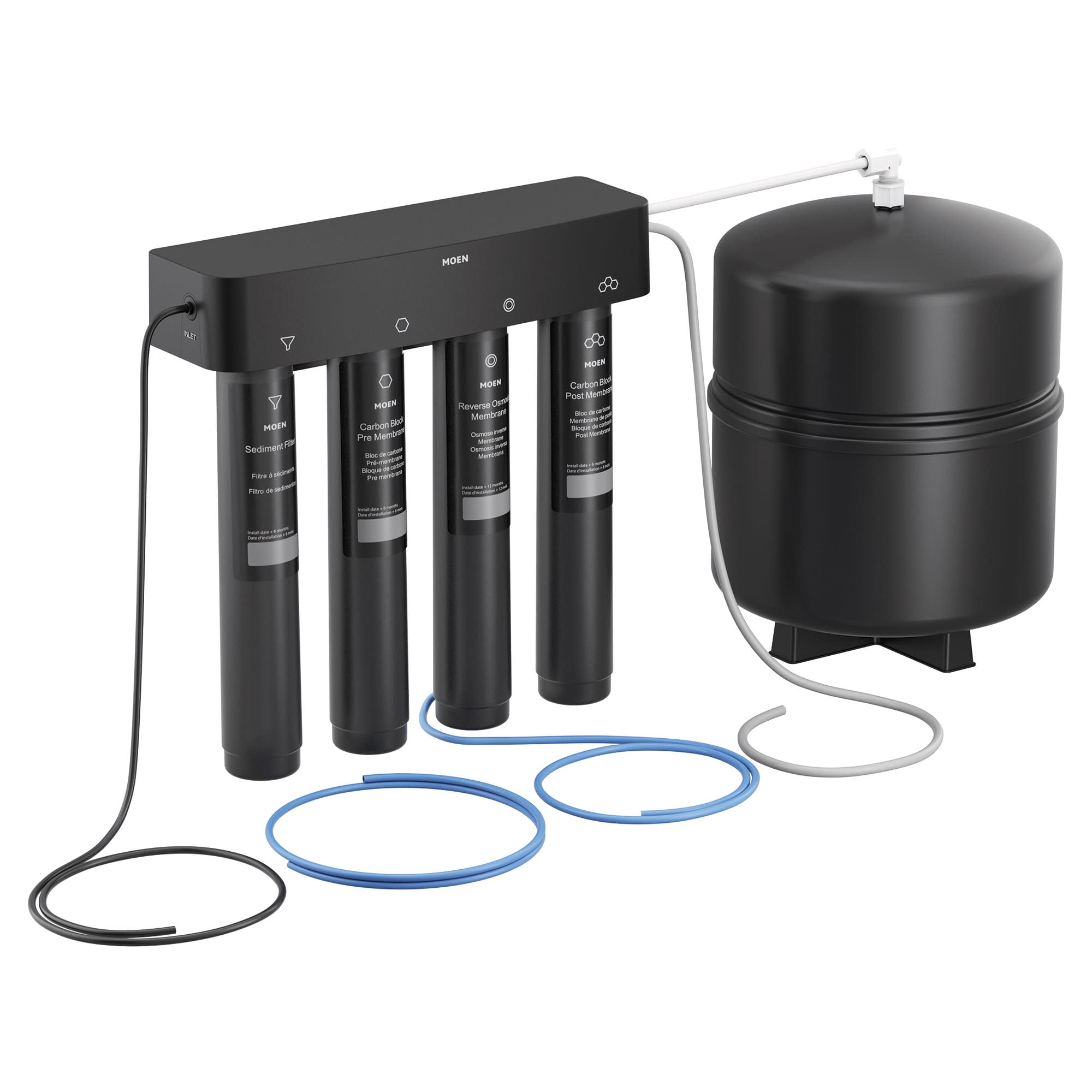 Moen 4-Stage Under Sink Reverse Osmosis Water Filtration System