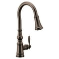 thumbnail image 1 of Moen Fs73004 Weymouth 1.5 GPM Single Hole Pull Down Kitchen Faucet - Bronze, 1 of 7