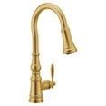 thumbnail image 1 of Moen FS73004BG Weymouth 1.5 GPM Single Hole 3-In-1 Water Filtration Pull Down Kitchen, 1 of 7