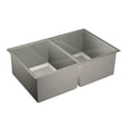 thumbnail image 1 of Moen G16200 Stainless Steel 31in Double Basin Undermount Sink, 1 of 6
