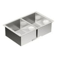 thumbnail image 1 of Moen G18288 31-1/2" Double Basin Undermount Stainless Steel Kitchen Sink - Stainless, 1 of 2
