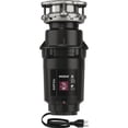 thumbnail image 1 of Moen GXP33C GX PRO Series 1/3 HP Continuous Feed Garbage Disposal, Power Cord Included, 1 of 1