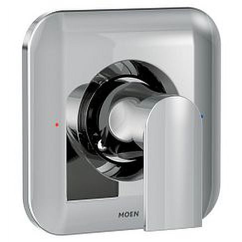 Moen Genta Chrome Square 1 Handle Posi-Temp(R) Shower Valve Trim