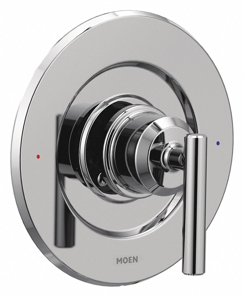 Gibson Chrome Wall-Mounted Lever Shower Trim