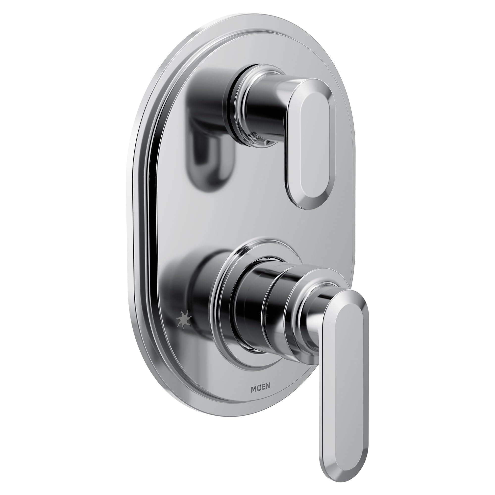 Moen CL703BL Dusch-Arm-Umsteller, Mattschwarz – Für Flexible Brausen-Montage