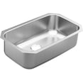 thumbnail image 1 of Moen Gs18165b 1800 Series 30-1/2" Undermount Single Basin Stainless Steel Kitchen Sink -, 1 of 6