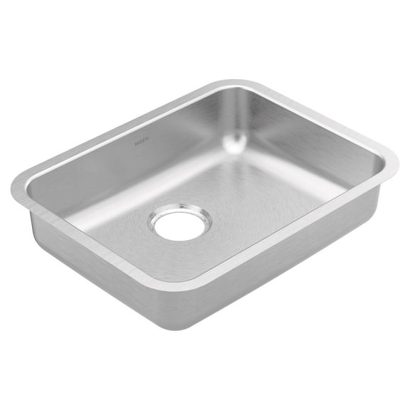 Moen Gs20167b 2000 Series 23-1/8" Undermount Single Basin Stainless Steel Kitchen Sink -