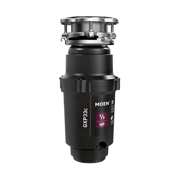 Moen Lite Series PRO 1/3 HP Continuous Feed Garbage Disposal, GXP33C