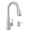 thumbnail image 1 of Moen Haelyn Single-Handle Pull-Down Sprayer Kitchen Faucet with Reflex and Power Boost in Spot Resist Stainless, 1 of 12