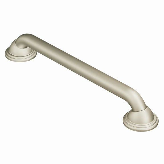 Moen Home Care 24-Inch Designer Stainless Steel Grab Bar with Concealed Screws, Brushed Nickel
