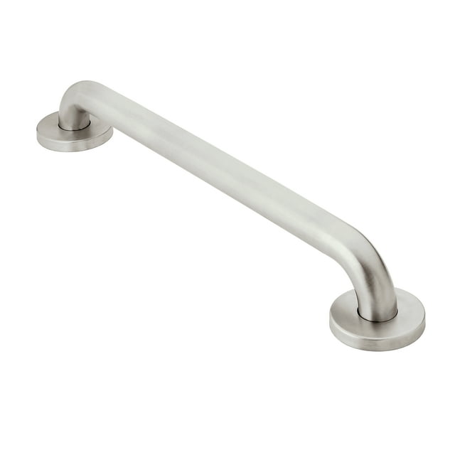 Moen Home Care Bathroom Safety 24-Inch Grab Bar with Concealed Screws, Peened