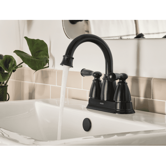 Moen Inc Moen Banbury 2-Handle Hi-Arc Bathroom Faucet with Push-Down - Pack of 4