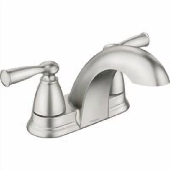 Moen Inc Moen Banbury 2-Lever Handle Low-Arc Bathroom Faucet with Pop-Up - Pack of 10