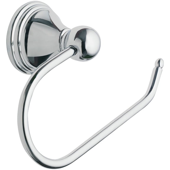 Creative Specialties Toilet Paper Holder Inspirations Preston - Chrome Finish - Silver Concealed-Screw Wall-Mount, Coordinated Bath Collection
