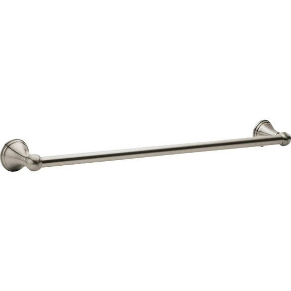 Moen Inspirations Towel Bar Preston 24" L Brushed Nickel Concealed-Screw Wall-Mount, Coordinated Bath Collection