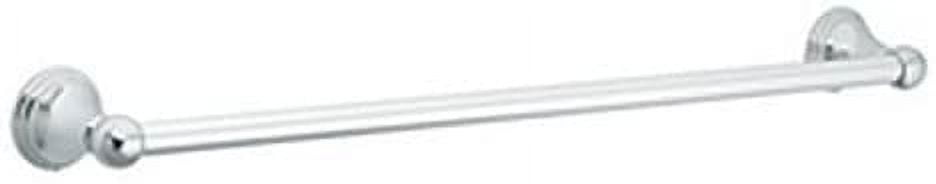 Preston 24-Inch Chrome Wall Mounted Towel Bar