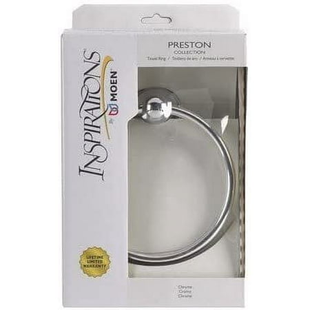 Moen Inspirations Towel Ring Preston 6.25 " Dia Chrome